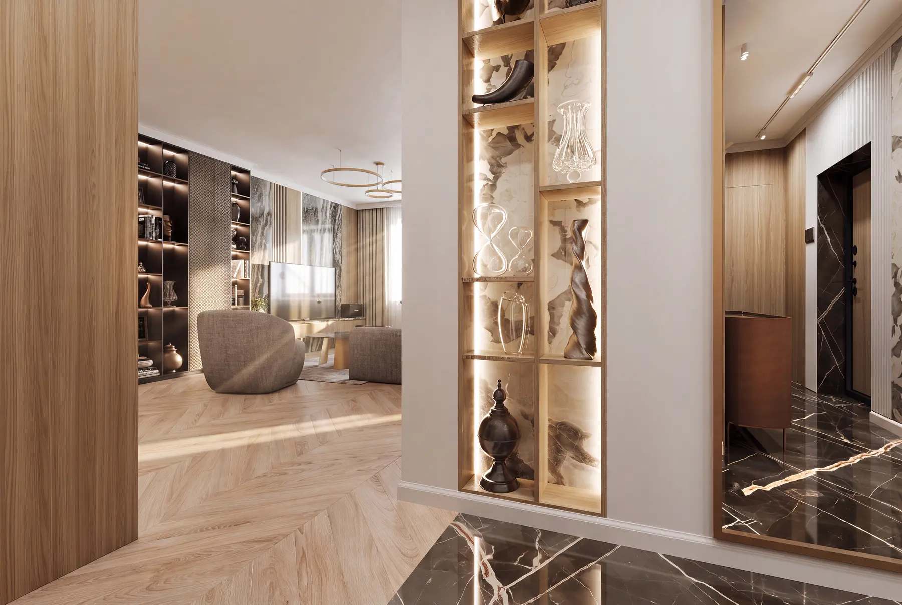 Квартира на Илимской — материал проекта 3