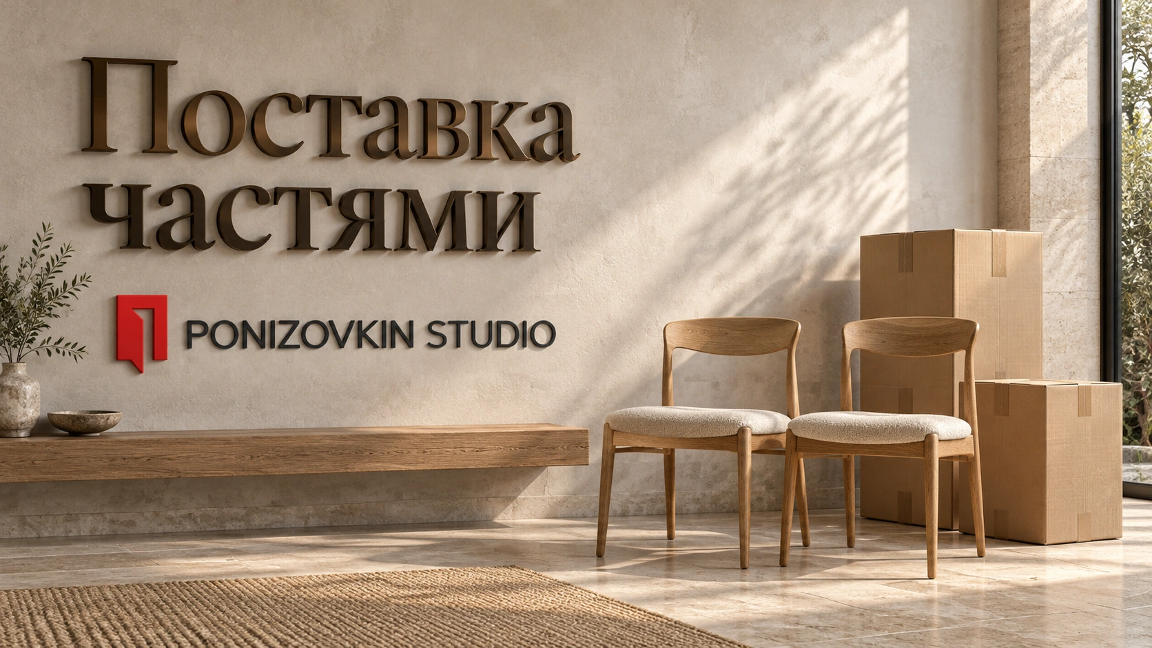 Концептуальная иллюстрация: Поставка частями