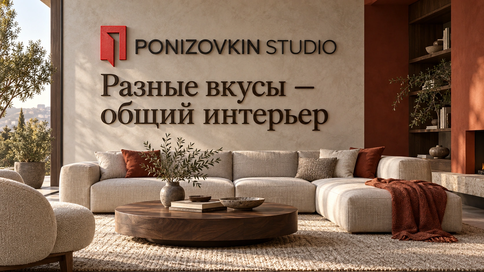 Тематическая иллюстрация: Разные вкусы — общий интерьер